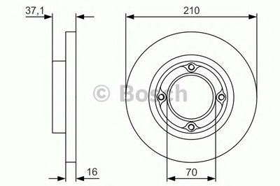 Тормозной диск BOSCH купить