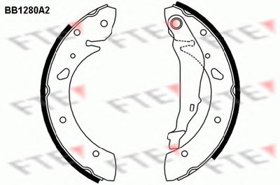 Комплект тормозных колодок FTE купить