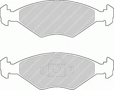 Комплект тормозных колодок, дисковый тормоз PREMIER FERODO купить