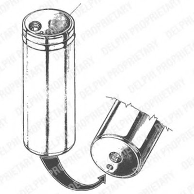 DELPHI VW Испаритель кондиционера Audi A3,Skoda Octavia,Golf IV