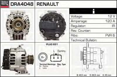 Генератор Remanufactured REMY (Light Duty) DELCO REMY купить