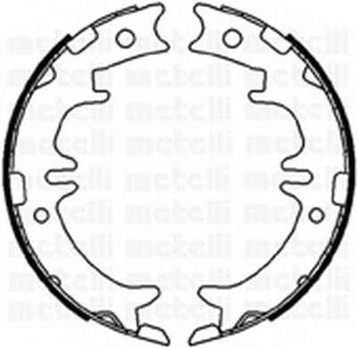 Комплект тормозных колодок, стояночная тормозная система METELLI купить