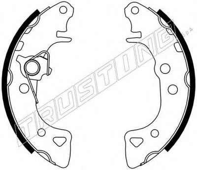 Комплект тормозных колодок TRUSTING купить