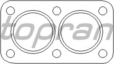 Прокладка, труба выхлопного газа TOPRAN купить