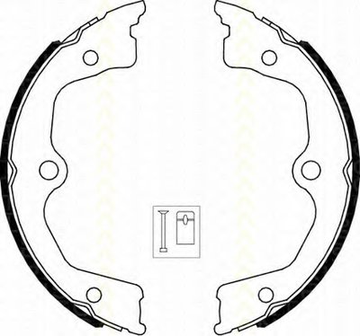 Комплект тормозных колодок, стояночная тормозная система TRISCAN купить