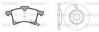 Комплект тормозов, дисковый тормозной механизм WOKING купить