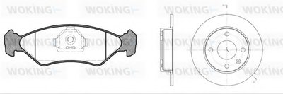 Комплект тормозов, дисковый тормозной механизм WOKING купить