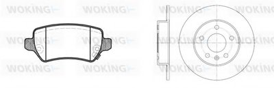 Комплект тормозов, дисковый тормозной механизм WOKING купить