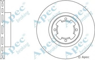 Тормозной диск APEC braking купить