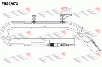 Трос, стояночная тормозная система FTE купить