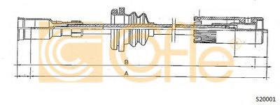 Тросик спидометра COFLE купить