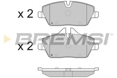 Колодки тормозные передние BMW 1(E81/E87)/MINI 06- (TRW)