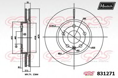 Тормозной диск R+ (Regular Plus) MAXTECH купить