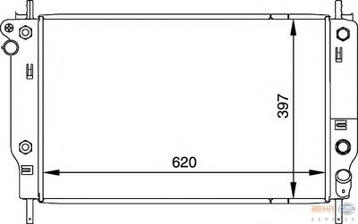 Радиатор, охлаждение двигателя BEHR HELLA SERVICE HELLA купить