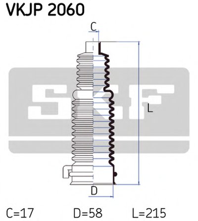 Комплект пылника, рулевое управление SKF купить