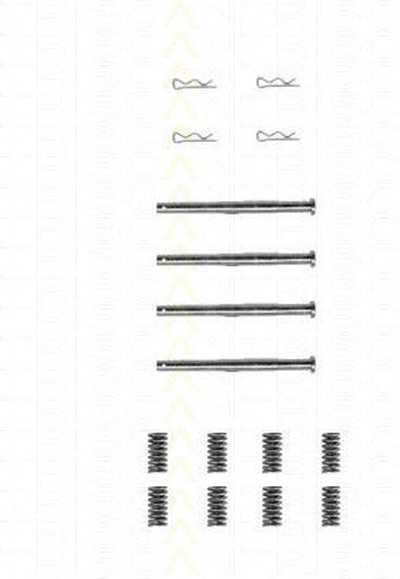 Комплектующие, колодки дискового тормоза TRISCAN купить