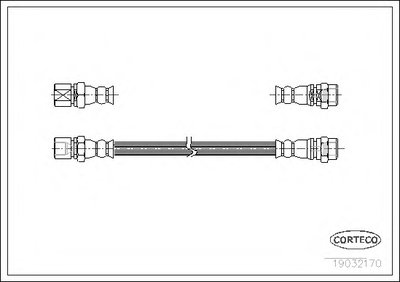 Тормозной шланг CORTECO купить