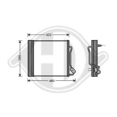 Конденсатор, кондиционер DIEDERICHS купить