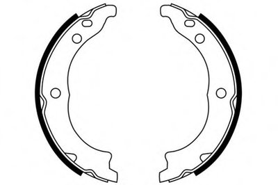Комплект тормозных колодок; Комплект тормозных колодок, стояночная тормозная система E.T.F. купить