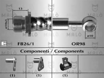 Тормозной шланг MALÒ купить