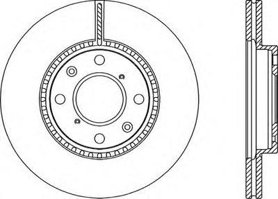 Тормозной диск ADAPTIVE OPEN PARTS купить