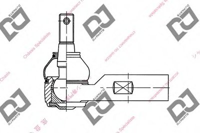 Наконечник поперечной рулевой тяги DJ PARTS купить