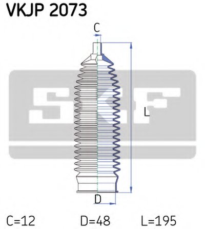 Комплект пылника, рулевое управление SKF купить