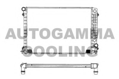 Радиатор, охлаждение двигателя AUTOGAMMA купить