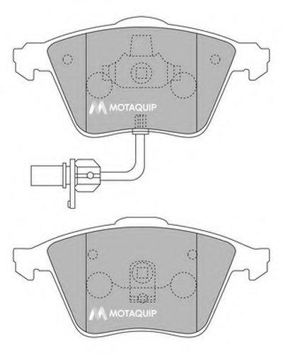Комплект тормозных колодок, дисковый тормоз MOTAQUIP купить