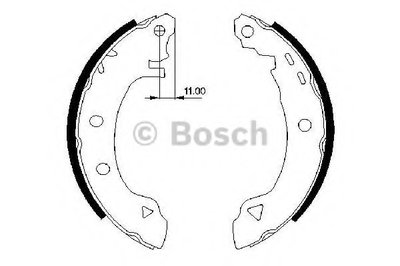 Комплект тормозных колодок BOSCH купить