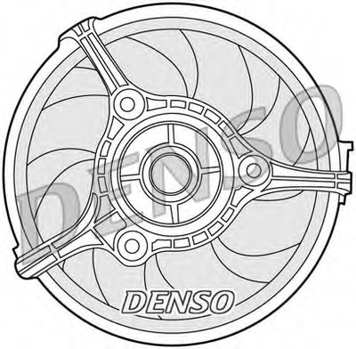 Вентилятор, охлаждение двигателя DENSO купить