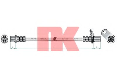 Тормозной шланг NK купить