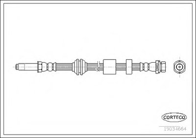 Тормозной шланг CORTECO купить