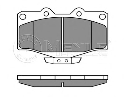 Комплект тормозных колодок, дисковый тормоз MEYLE купить