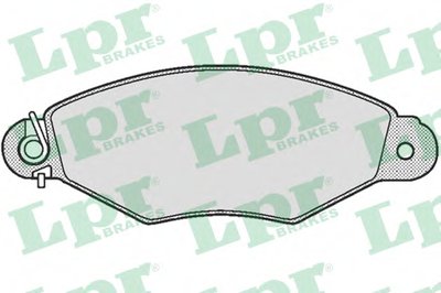 05P661  LPR - Гальмівні колодки до дисків (F, S)