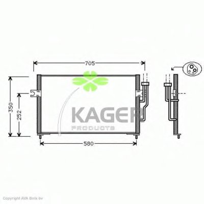 Конденсатор, кондиционер KAGER купить