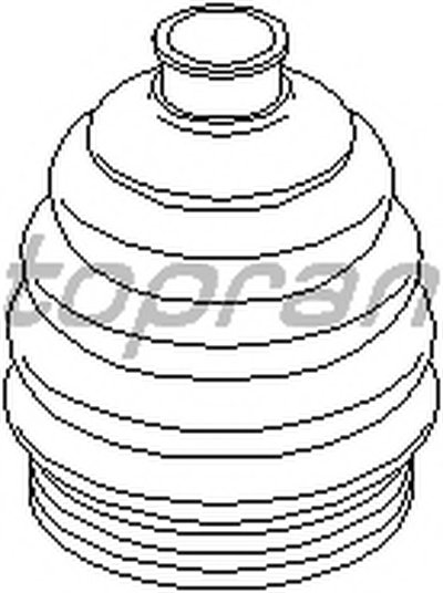 Пыльник, приводной вал TOPRAN купить