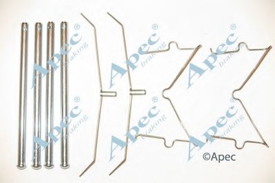 Комплектующие, тормозные колодки APEC braking купить