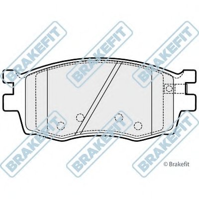 Комплект тормозных колодок, дисковый тормоз Brake Fit APEC braking купить