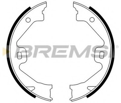 Комплект тормозных колодок, стояночная тормозная система BREMSI купить
