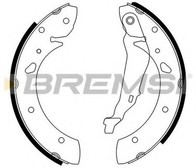 Комплект тормозных колодок BREMSI купить