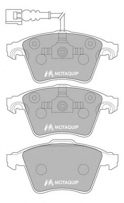 Комплект тормозных колодок, дисковый тормоз MOTAQUIP купить