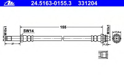 Тормозной шланг ATE купить