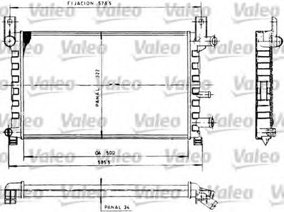 Радиатор, охлаждение двигателя VALEO купить