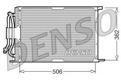 Конденсатор, кондиционер DENSO купить