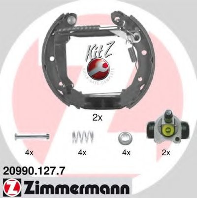 Комплект тормозных колодок KIT Z ZIMMERMANN купить