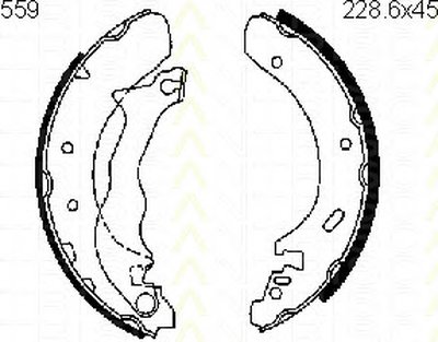 Комплект тормозных колодок TRISCAN купить