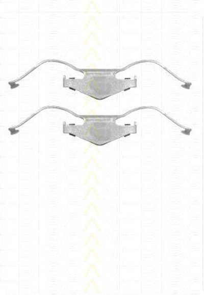 Комплектующие, колодки дискового тормоза TRISCAN купить