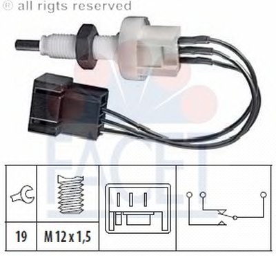 Выключатель фонаря сигнала торможения FACET купить