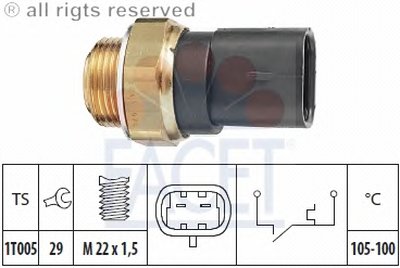 Датчик включения вентилятора ASTRA/VECTRA A,B/OMEGA A,B 1.0-